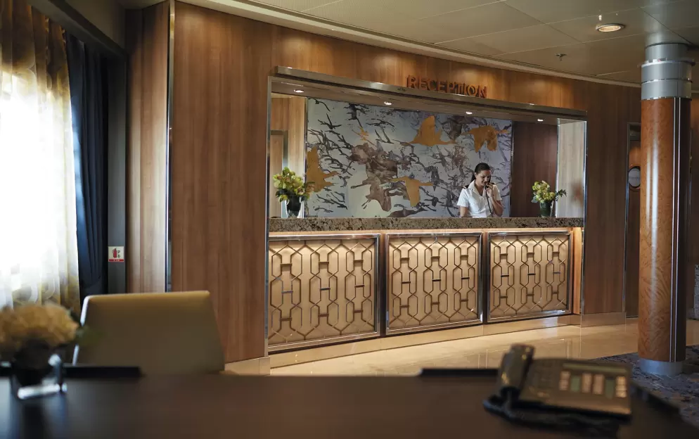 RSSC, Seven Seas Voyager, Reception.jpg